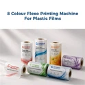 Poate o mașină de imprimat flexo cu 8 culori să imprime pe folii de plastic?