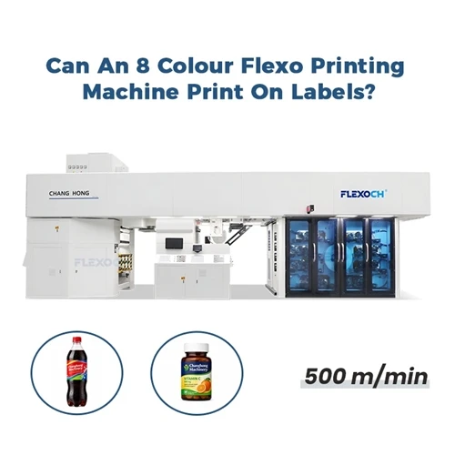 Poate o mașină de imprimat flexo cu 8 culori să imprime pe etichete?